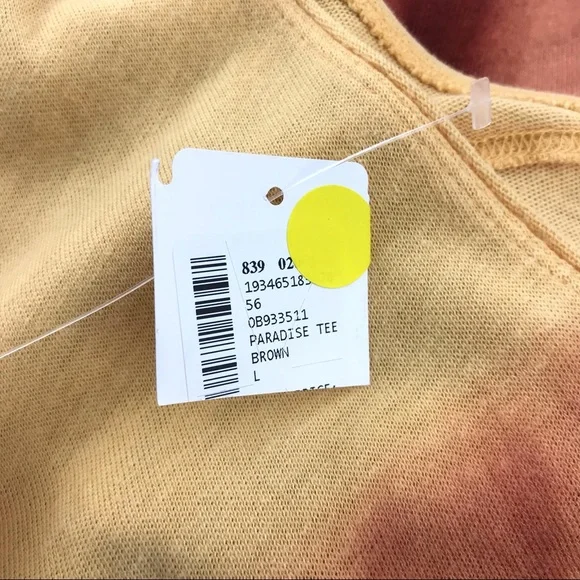 We The Free Paradise Ombre Short Sleeve Top, NWT Large - Picture 6 of 9